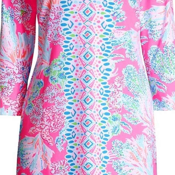 Lilly Pulitzer Nadine Shift Dress 3/4 Sleeve Small - Picture 6 of 16